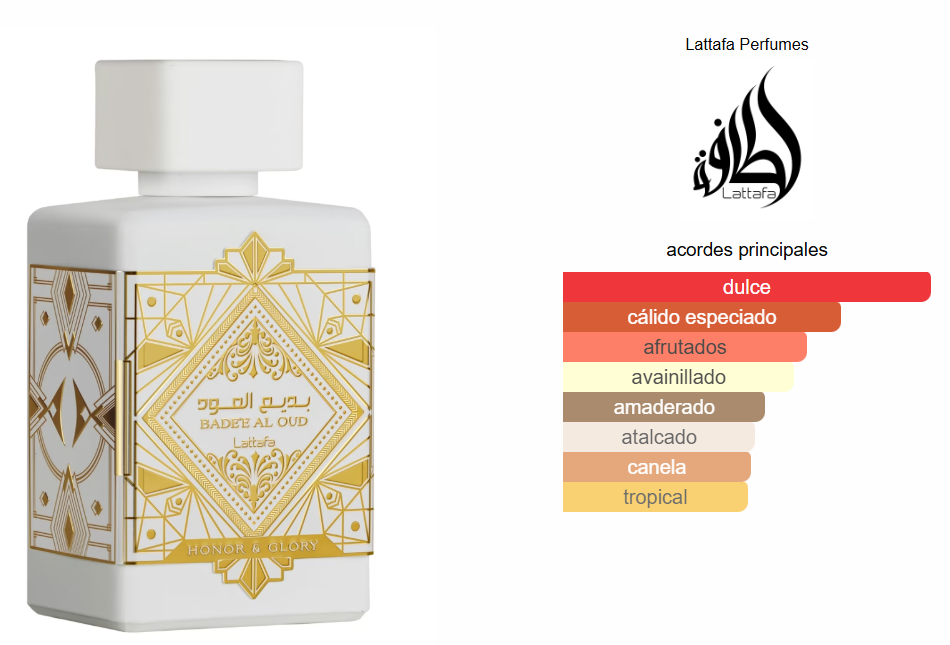 LATTAFA BADEE AL OUD HONOR Y GLORY